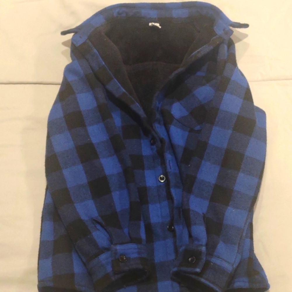 Boys lined flannel shirt size 6-7